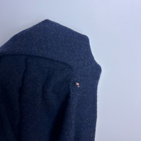 Smartwool Navy Blue 100% Merino Wool Sweatshirt Zip Men’s Size S minimalist - Picture 13 of 14